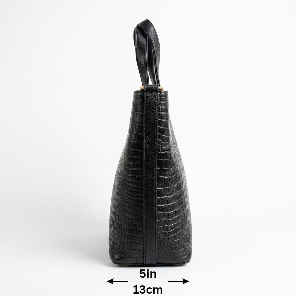 Leather Handbag Bag - TOTE BOAT