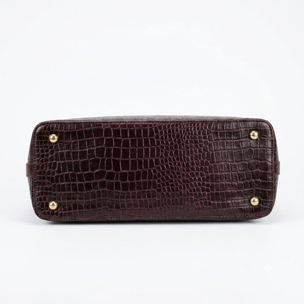 Leather Handbag Bag - TOTE BOAT