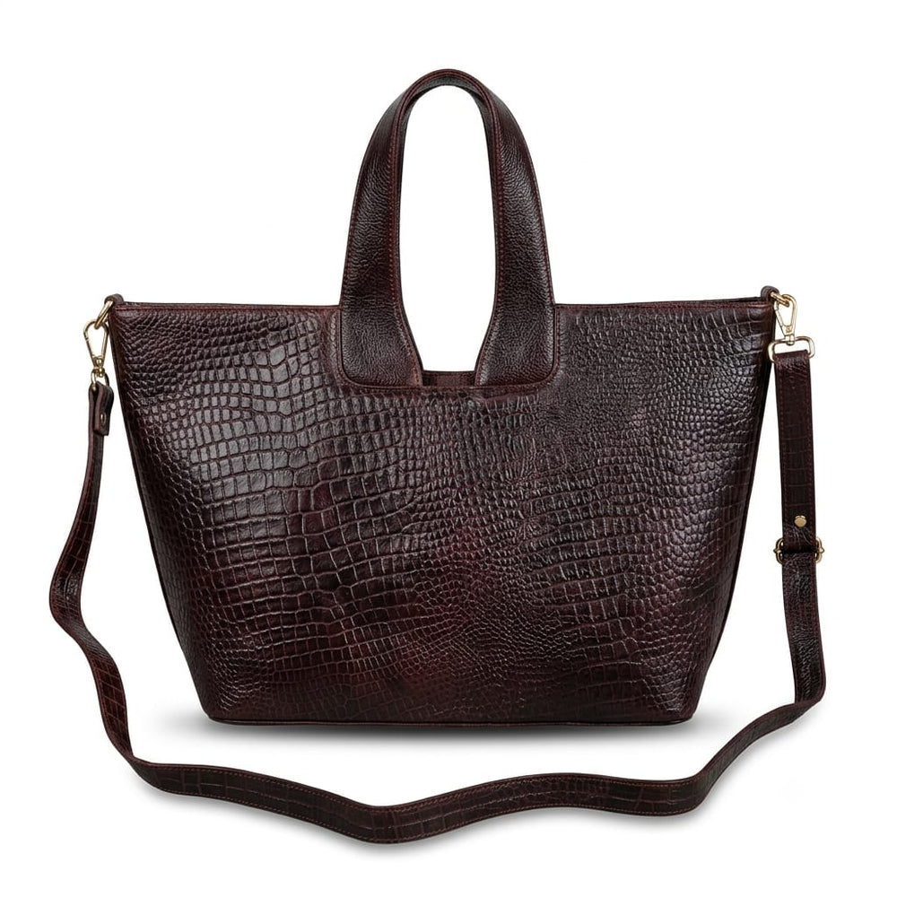 Leather Handbag Bag - TOTE BOAT