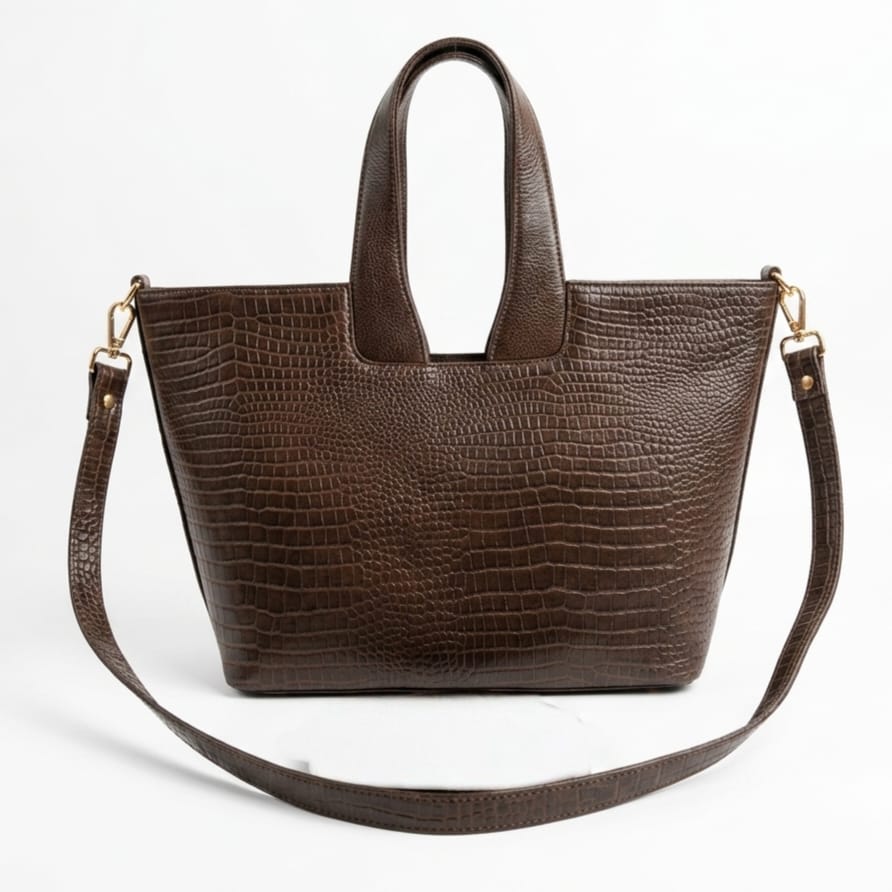 Leather Handbag Bag - TOTE BOAT