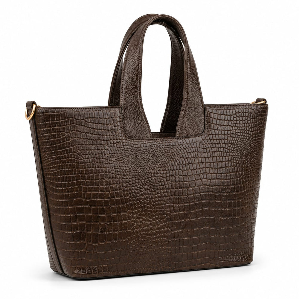 Leather Handbag Bag - TOTE BOAT