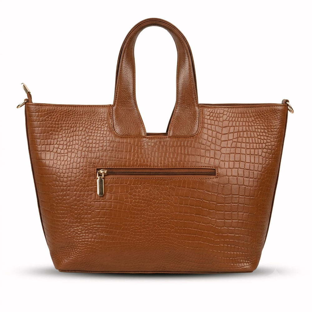 Leather Handbag Bag - TOTE BOAT