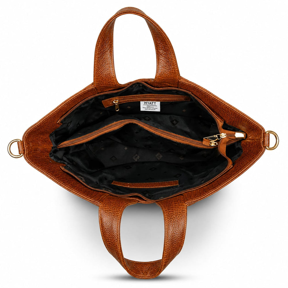 Leather Handbag Bag - TOTE BOAT