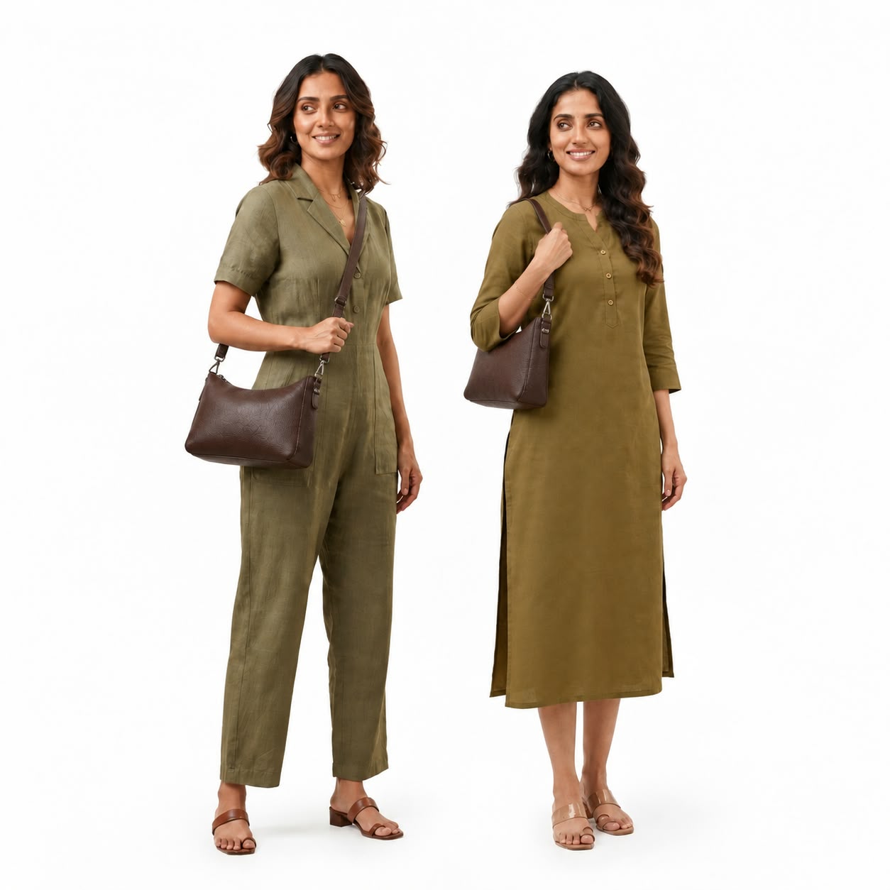 Crossbody Mobile Sling Bag - Double Handle