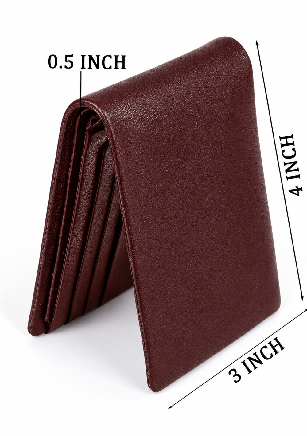 Lambskin Leather Wallet - STITCHLESS