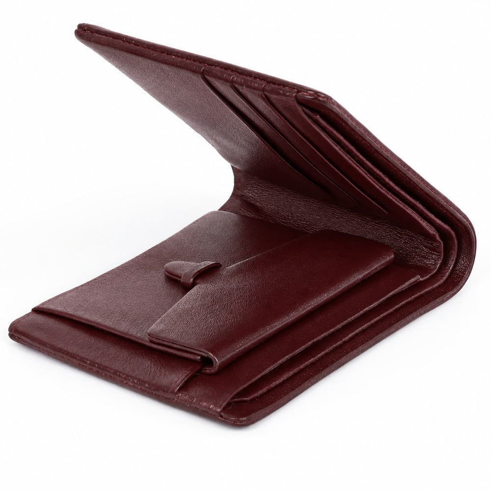 Lambskin Leather Wallet - STITCHLESS