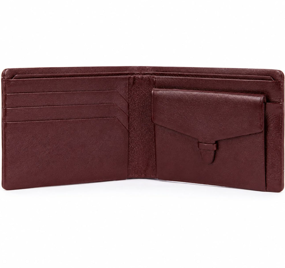 Lambskin Leather Wallet - STITCHLESS