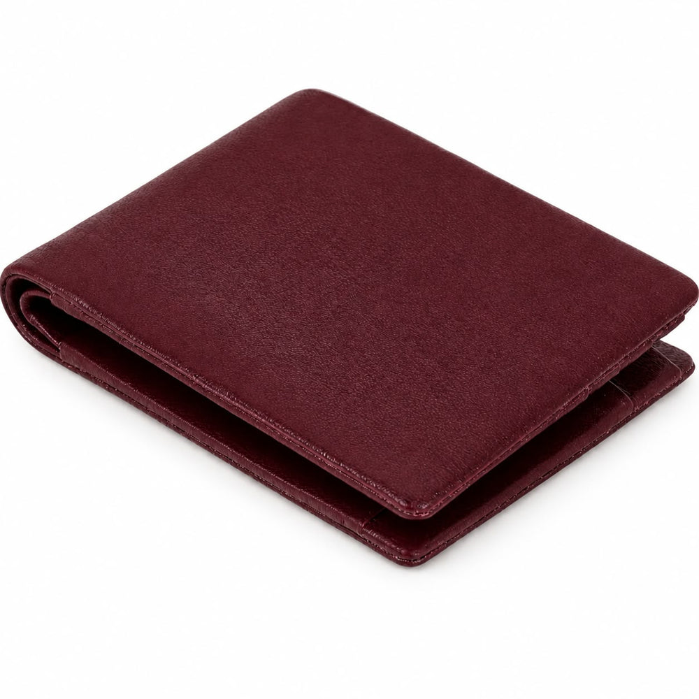 Lambskin Leather Wallet - STITCHLESS