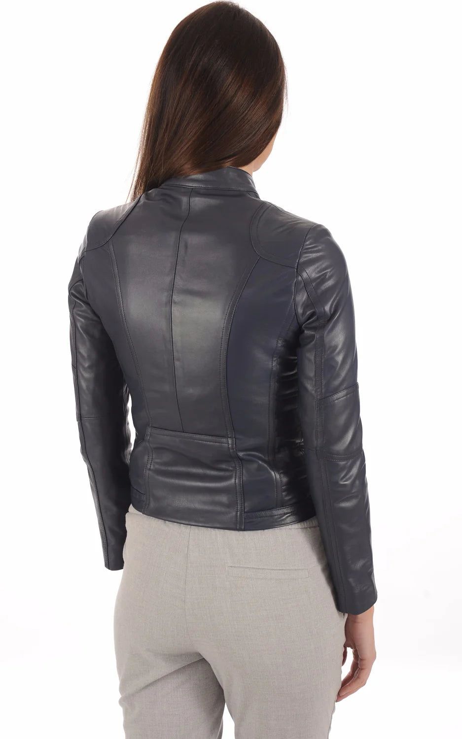 Women Genuine Leather Jacket - HL 08
