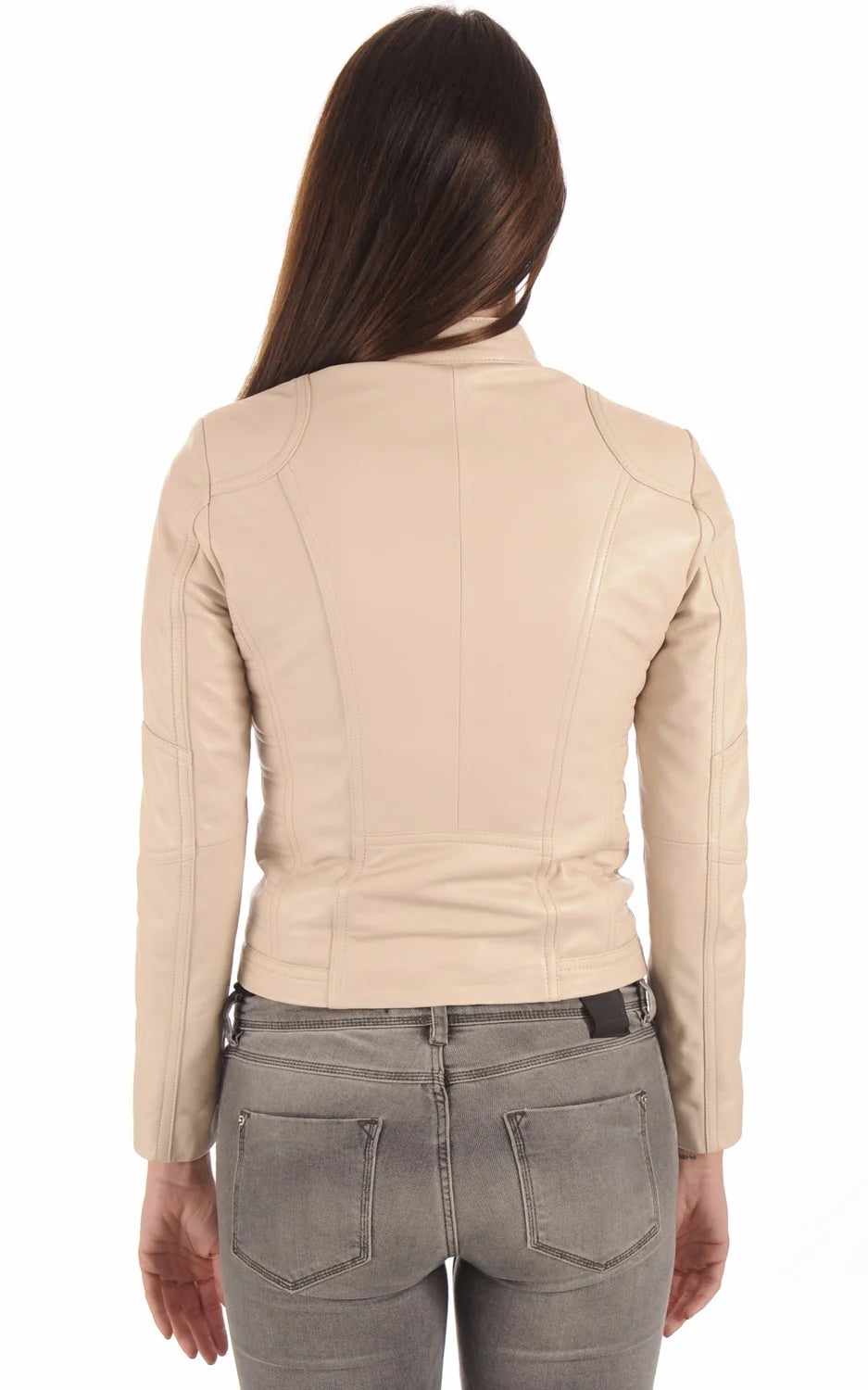 Women Genuine Leather Jacket - HL 10