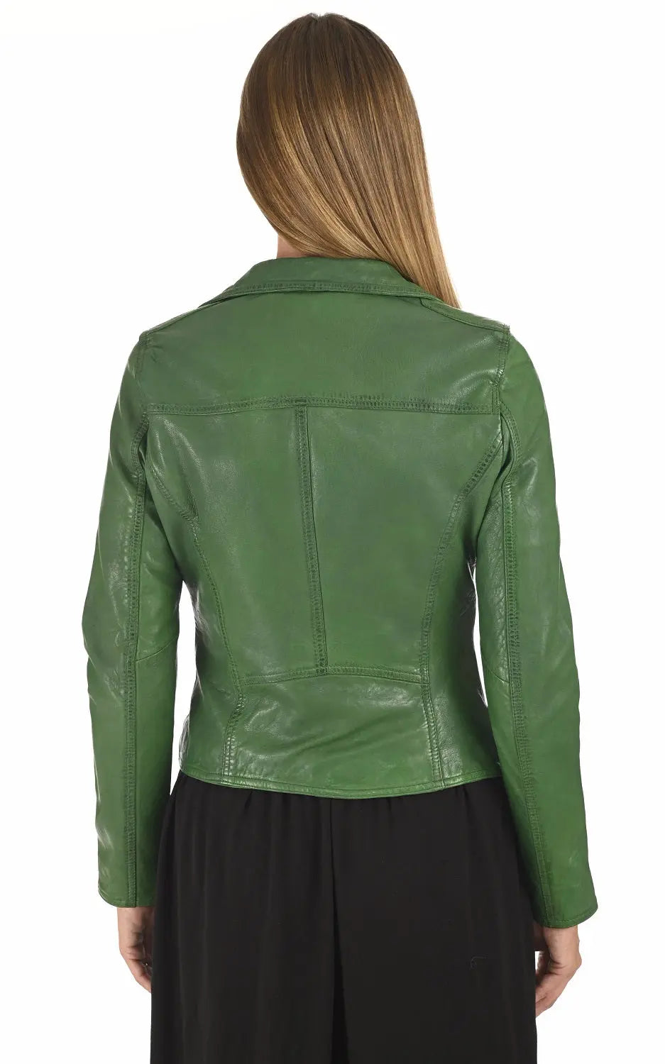 Women Genuine Leather Jacket - HL 45