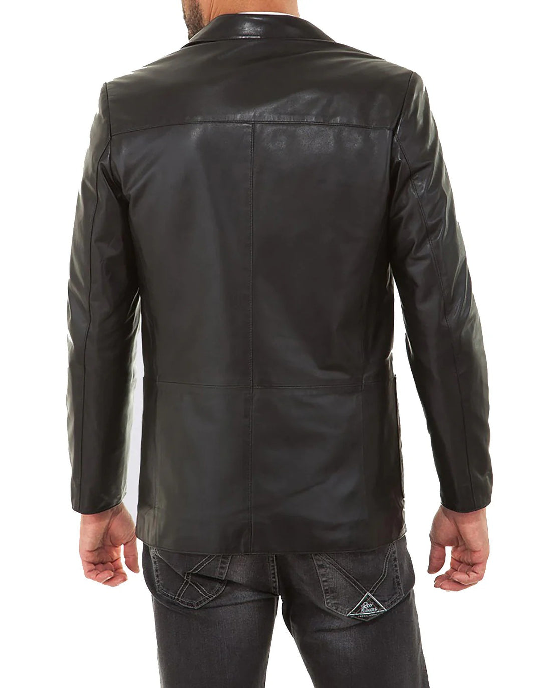 Men Genuine Leather Blazer Sport Coat - HL 52