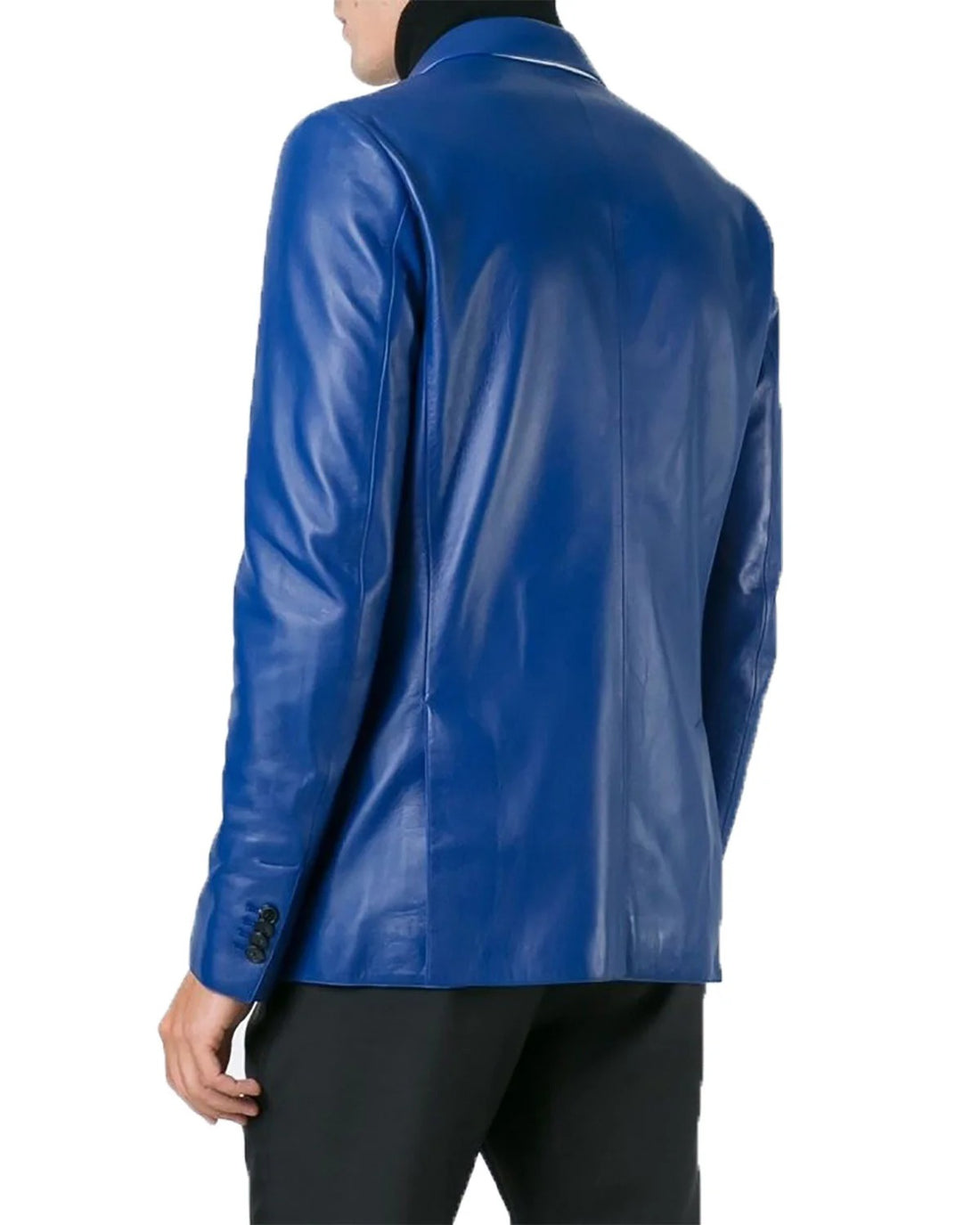 Men Genuine Leather Blazer Sport Coat - HL 55