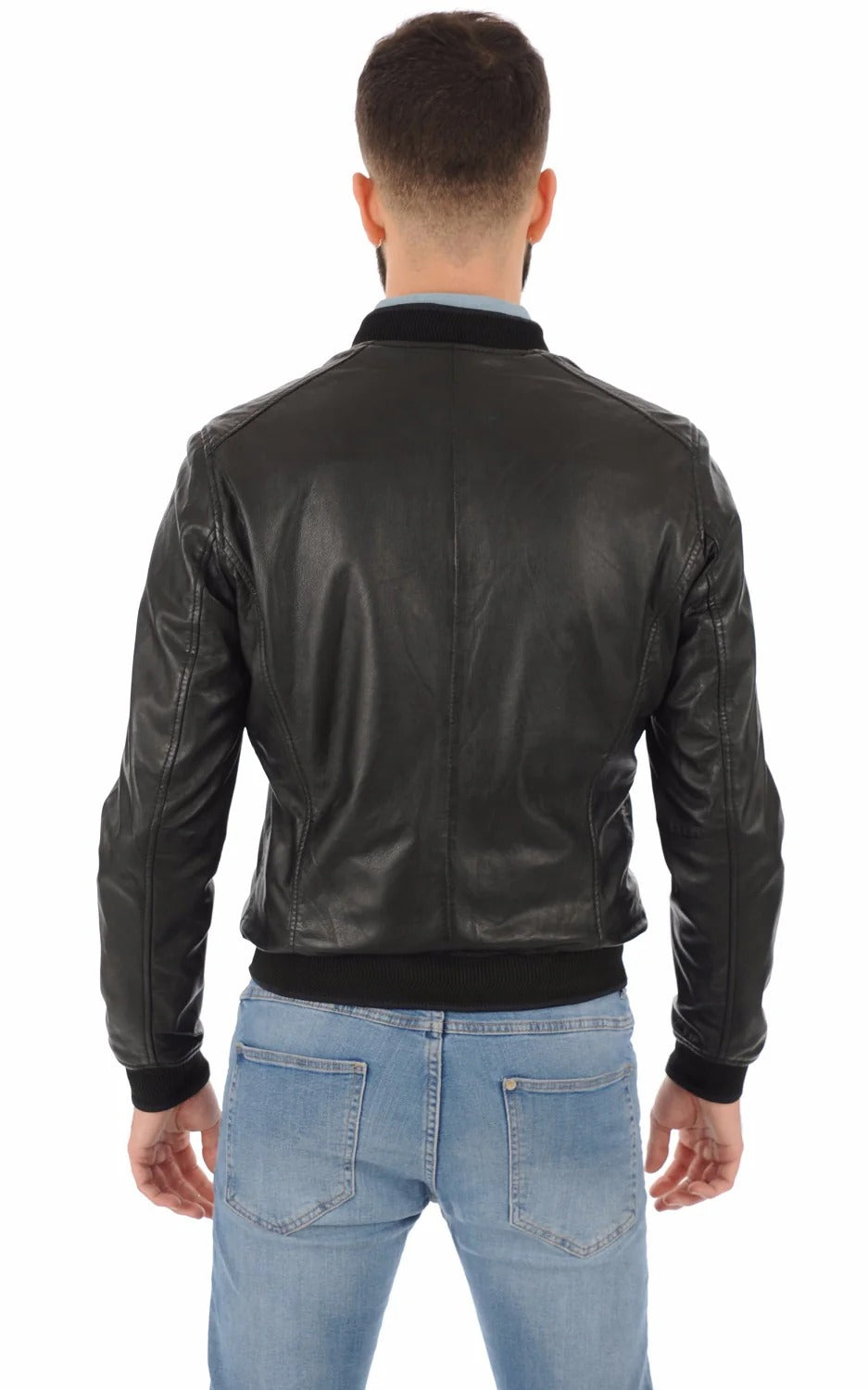 Men Genuine Leather Jacket - HL 09