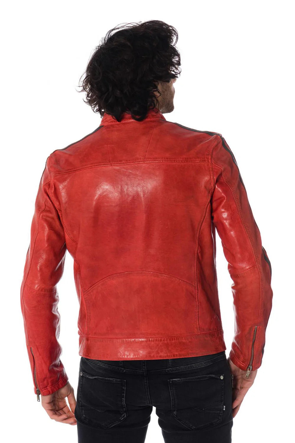 Men Genuine Leather Jacket - HL 17